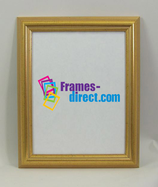 SM1035 8.5x11 Antiqued Gold Polymer Frame