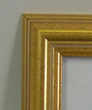 SM1035 8.5x11 Antiqued Gold Polymer Frame