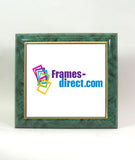 SQ7052 Square Green or Red Marble Polymer Frame