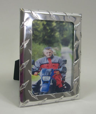 PH0046 4x6 Aluminum Diamond Plate Photo Frame