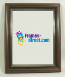 SM9234 Walnut with Gold Piping Wood Frame 8.5x11