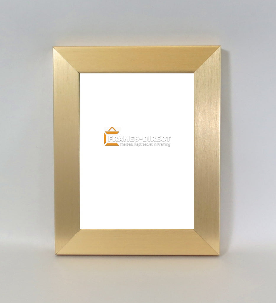 6x10 Frame Gold Bronze Solid Wood Picture Frame Width 0.75 Inches |  Interior Frame Depth 0.5 Inches | Bronzo Copper Modern Photo Frame Complete  with
