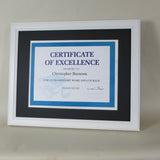 SM1045-NS White Wood Frame