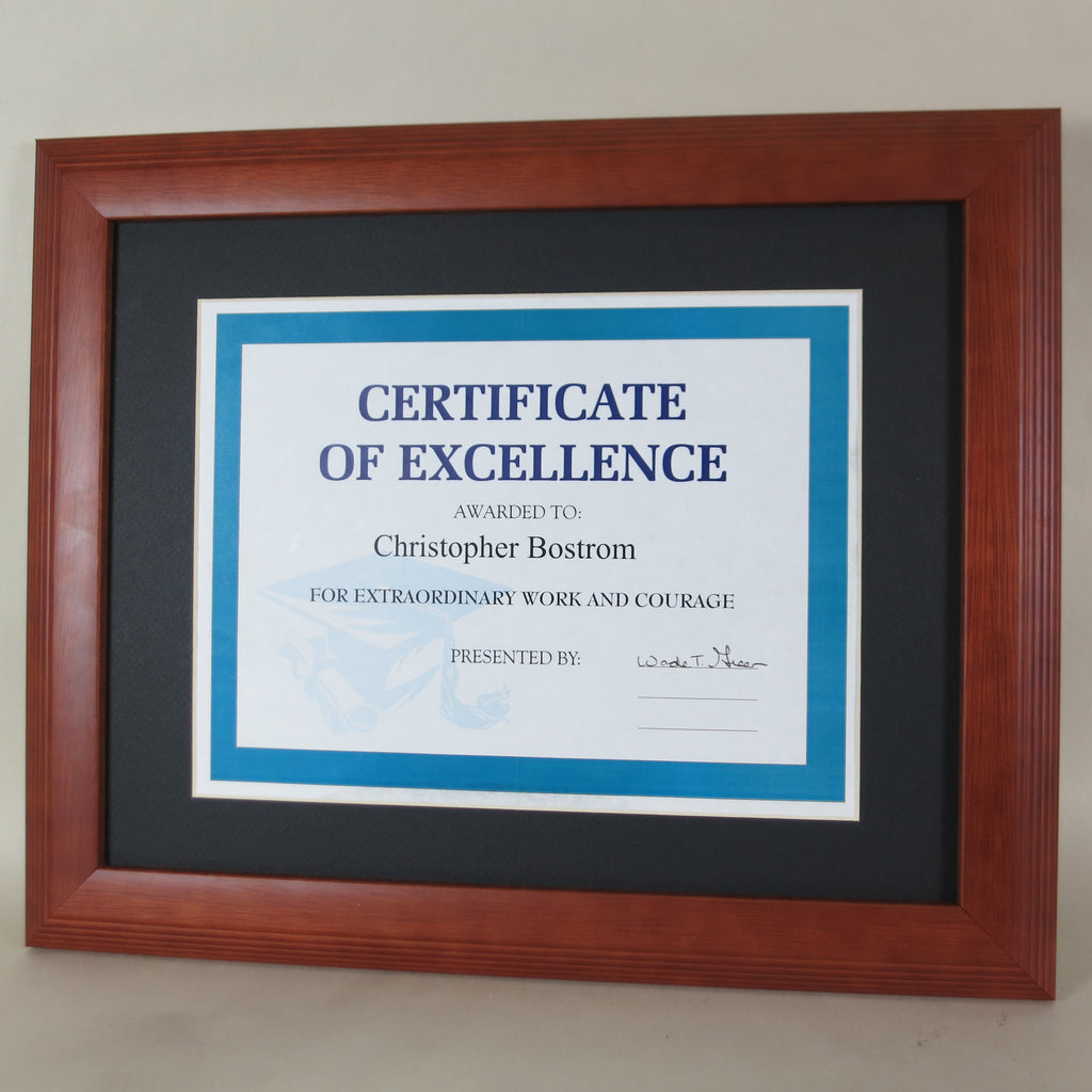 SM1630-NS Walnut Wood Frame